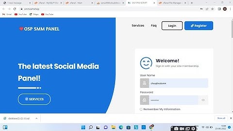Osp Smm Panel Script | #freescript 100% Real Script | Non Bug With Paytm_qr | Free Script