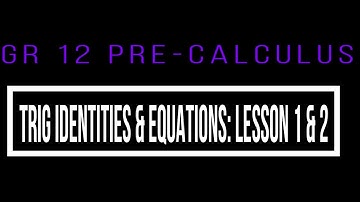 Unit 7 Trig Identities & Equations: Lesson 1 & 2 (solving trig equations with b values 1 and higher)