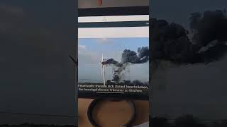 Windräder  brennen so schön  umweltfreundlich !🫣
