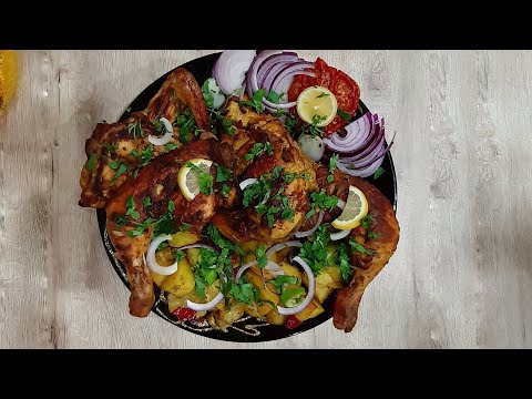 Sobada Kabab Dadında Toyuq/Chicken in the oven Kebab Taste