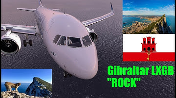 Microsoft Flight Simulator 2020 - Gibraltar A320neo Strong Winds Landing Challenge