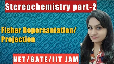 Fisher Projection/Representation Wedge to fischer projection Stereochemistry by vinita choudhary