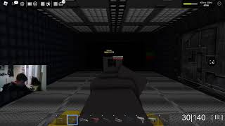 Playing Roblox horror games
