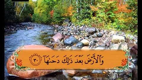 المصحف المعلم سورة النازعات الشيخ خليفة الطنيجي