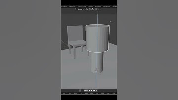 Blender - 3 Stylish Chairs and Dining Table Setup – Quick Interior Design Tips! #Shorts #blender