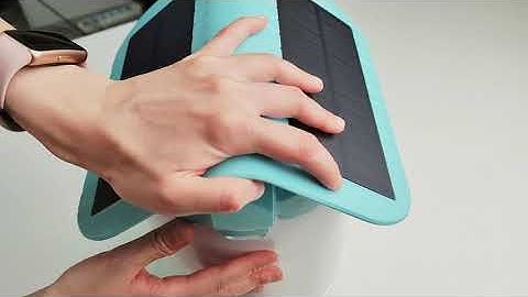 How to install the roof top and connect the solar panel cable?- Auxco smart bird feeder