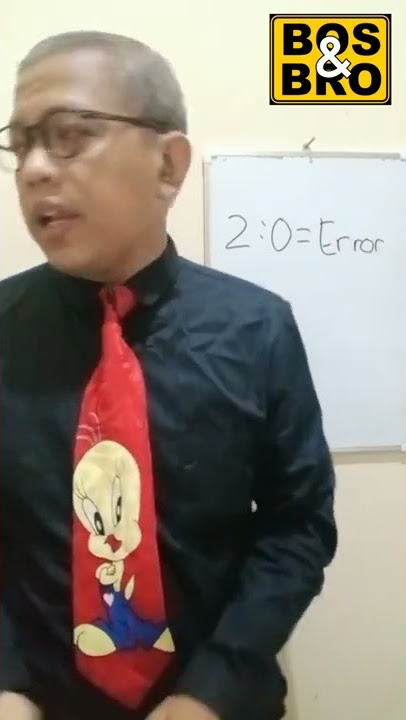 PAPA ZIDAN Membuktikan 2 : 0 = ERROR