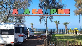 Ada Kamp ta kamp yaptık... ||  Çekme karavanımız ile Kuşadası Ada Camping