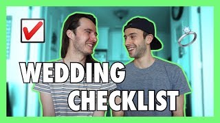 ARE WE FALLING BEHIND!? | Gay Wedding Planning Checklist