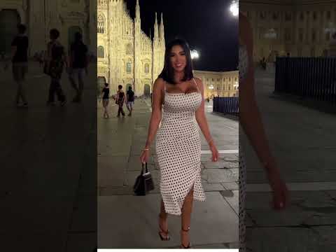 A woman with big tits and ass in a sexy dress #shorts #france #dress #beauty #big #elegant #madam