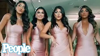 Teresa Giudice's Daughters Look So Grown Up in Ultra-Glam Bridesmaid Dresses at Her Wedding | PEOPLE