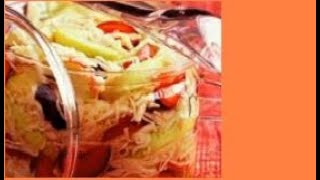 Капуста консервированная с фруктами