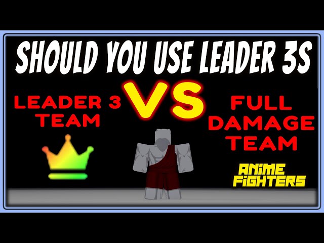 SHOULD you use the NEW ACE and LEADER PASSIVE (Roblox Anime