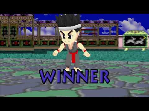 Virtua Fighter Kids - Akira (Win Poses)