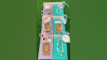 Pack 6 Orders With Me! #preppy #preppystyle #grwm #vibes #smallbusiness #foryou #foru
