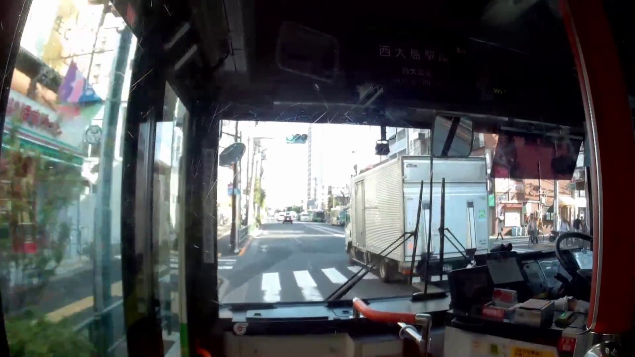 【前面展望】都営バス[都07]門前仲町➡錦糸町駅前