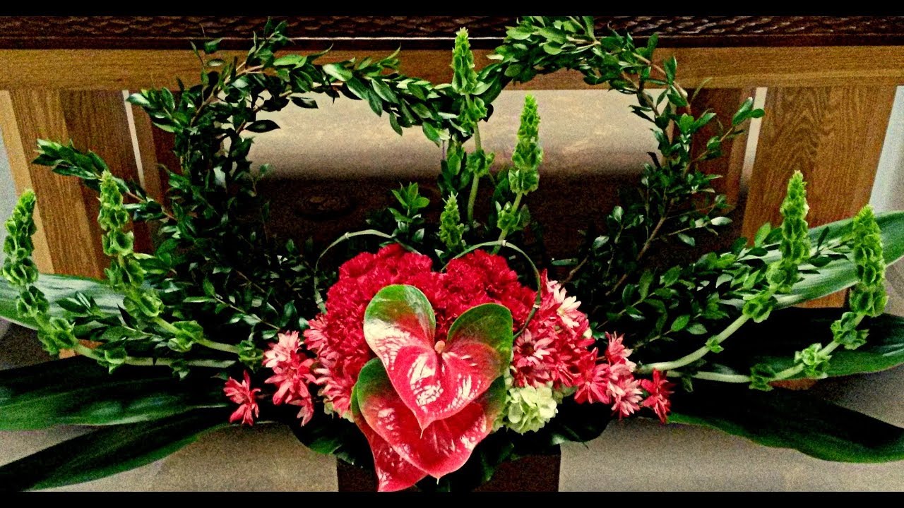 LEARN FLORAL DESIGN OR DIE HEART SHAPE SUNDAY FLOWERS YouTube