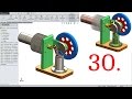 SolidWorks Tutorial Stirling Engine 30.Assembly Part3