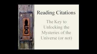 Famous Reading Citations @ PLU Profile