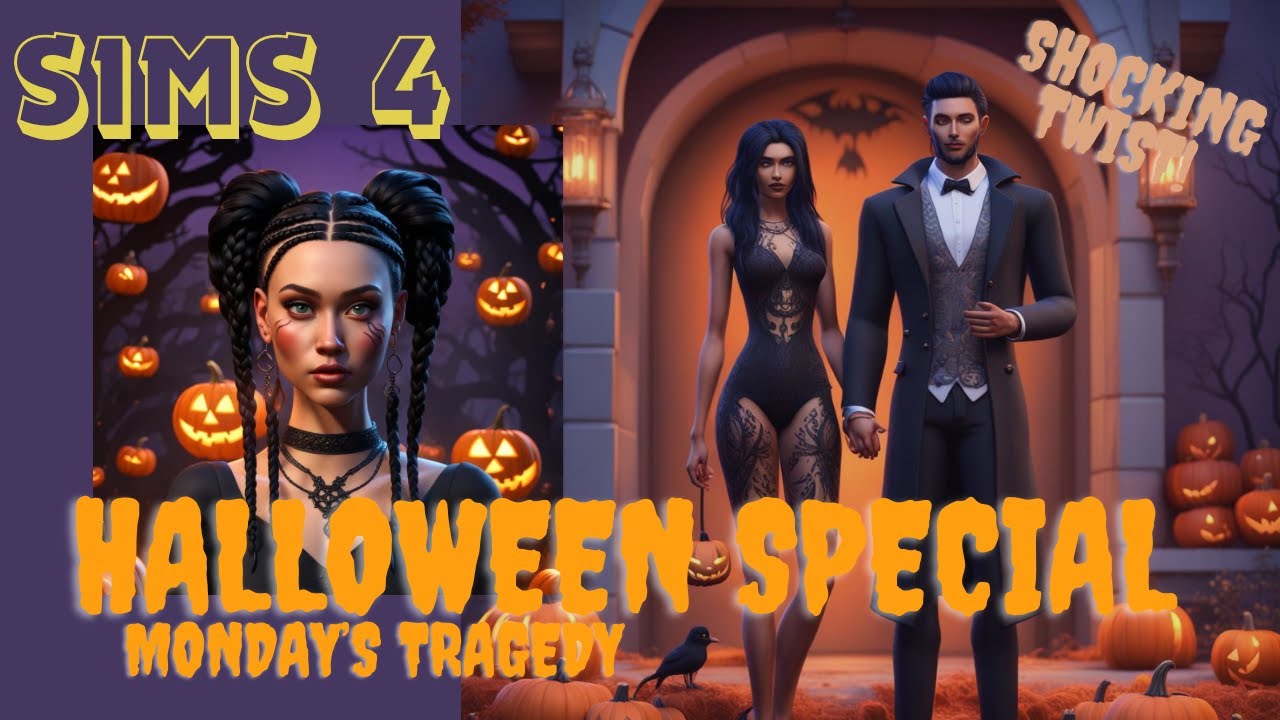 Halloween special: Sims 4 TRAGEDY Strikes Monday Huntswood! | Sims 4 Mystery
