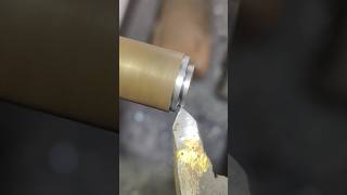 Metal 🦾turning #lathemachine #machine #metalwork #automobile #carbide #cnc #repair #tools #turning
