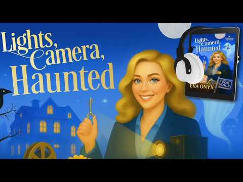 Lights Camera Haunted Paranormal Cozy Mystery Audiobook By Eva Onyx