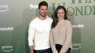 Robbie Amell and Italia Ricci attend Amazon Freevee and Prime Video’s Winter Wonderland 2023 Party