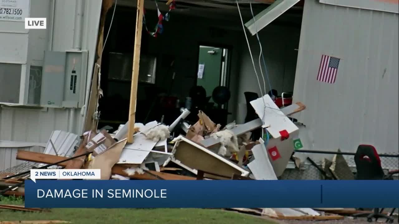 Seminole recovering after tornado damage - YouTube