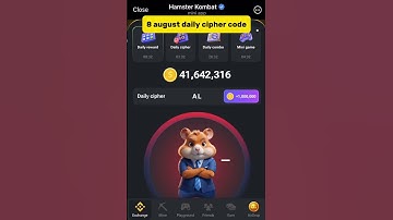 8 august daily cipher code hamster kombat | daily codes | hamster kombat | 8 august