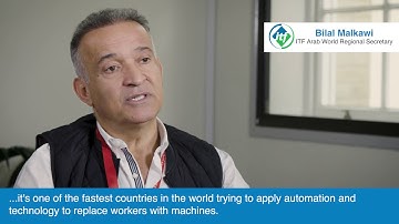 #ITFfutureofwork - In the Arab world, what are the sectors most affected by automation?