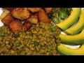 Simple "Minimal" Oil Curry Lentils | Jamaican style