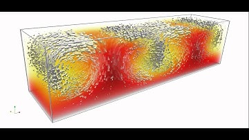 3D Rayleigh--Benard convection