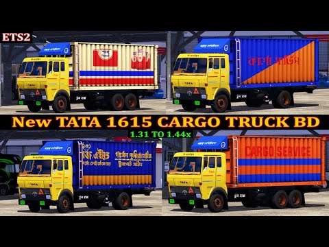 Ets2 || New TATA 1615 Cargo Truck BD 1.31 to 1.44x Showcase + Link