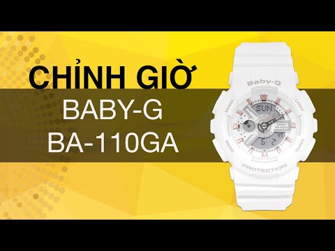 Video: Cách đặt thời gian trên đồng hồ Baby G: 10 bước (có hình ảnh)