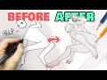 ✨ HOW TO DRAW DYNAMIC POSES - Tutorial for beginners