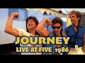 Capture de la vidéo Journey Live At Five Interview 1986