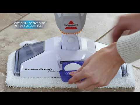 PowerFresh® Deluxe Scrubbing & Sanitizing Steam Mop