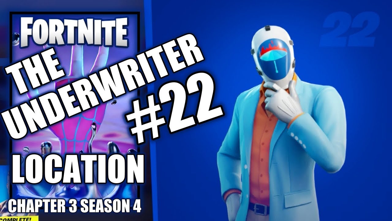 Fortnite The Underwriter Character 22 Location Chapter 3 Season 4