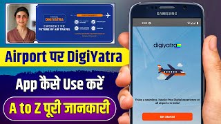 How to Use Digi Yatra App in Hindi | Airport Par DigiYatra App Kaise Use Kare | @HumsafarTech