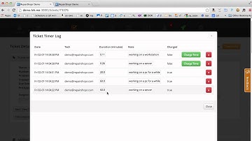 RepairShopr Ticket Timers (Time Tracking on Tickets)