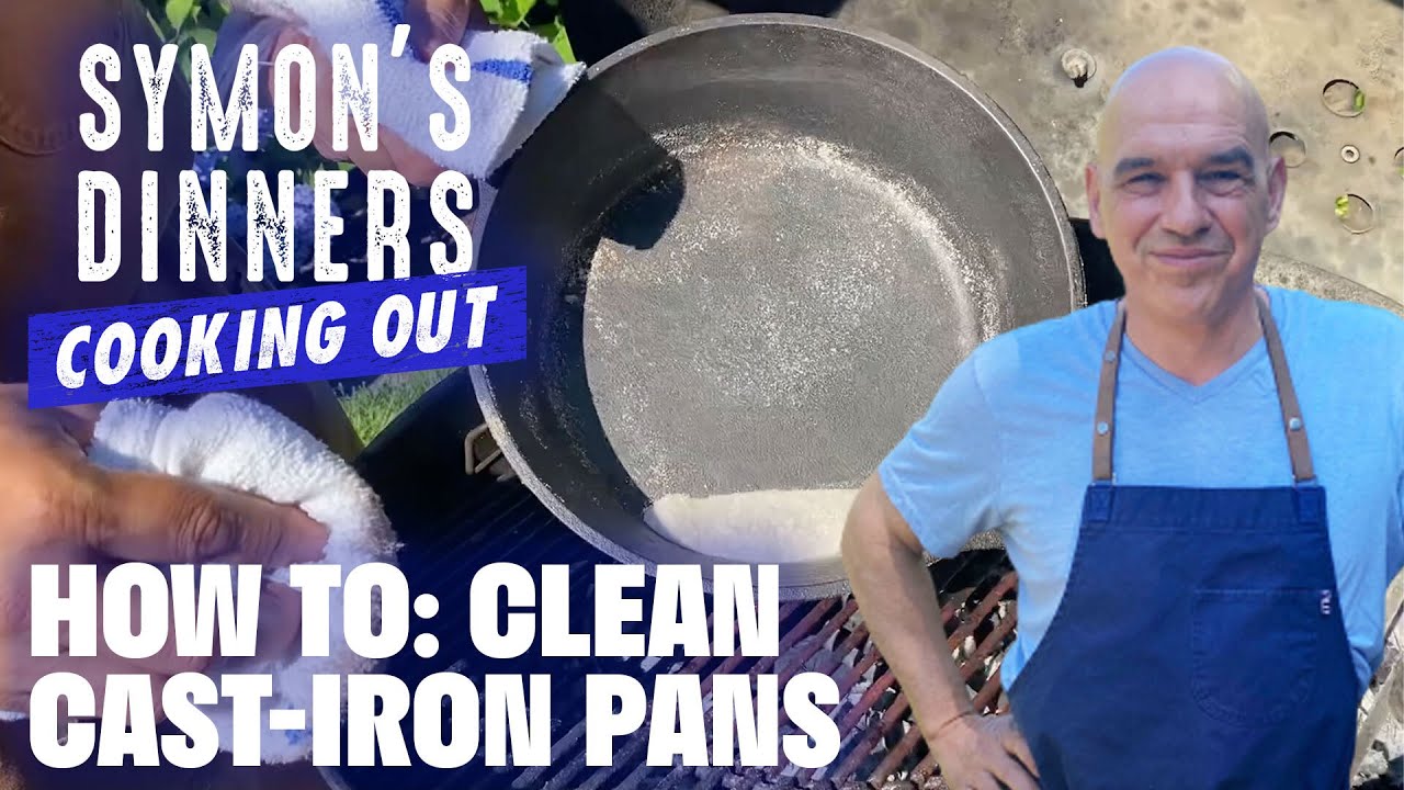 How to Clean & Season a Cast-Iron Pan w/ Michael Symon | Symon