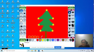 How to make a simple greetings card  for Christmas using Tux Paint