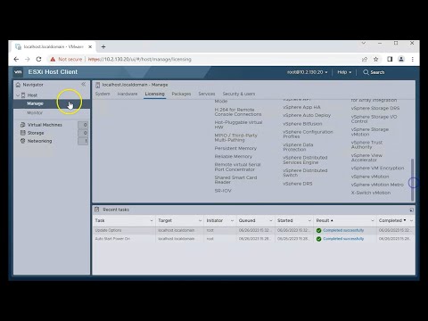 Installation of Vsphere ESXi 8.0 Update 1a