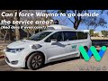 Forcing Waymo Ouside the Service Area (+ New in-Car UI!) | JJRicks Rides With Waymo #25