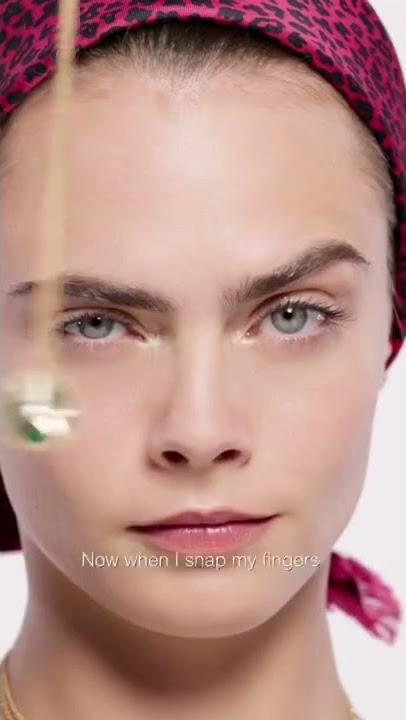 Cara Delevingne, unveiled and celebrated her new advertising campaign 