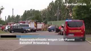 Feuerwehreinsatz Wegen Lok-Panne In Brieselang - Bahnverkehr Beinträchtigt