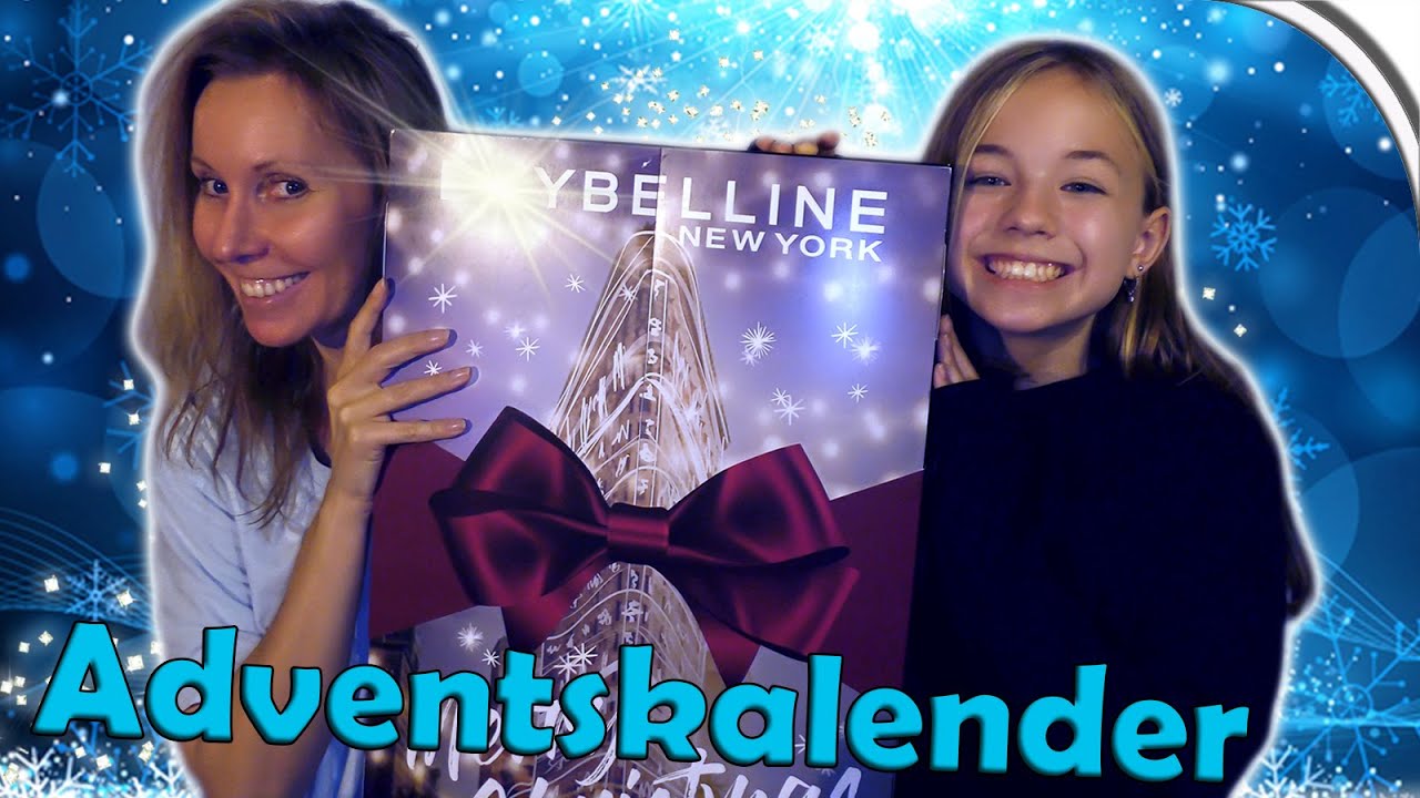 Beauty Adventskalender MAYBELLINE 💕 Make Up Test YouTube