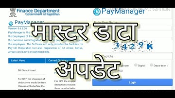 Master Data Update by Employee Pay Manager