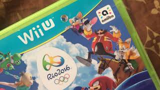 Mario & Sonic At The Rio 2016 Olympic Games Wii U Unboxing
