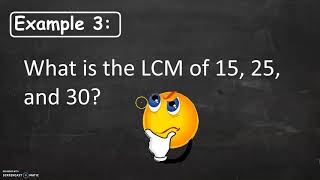 Grade 6 Math: Least Common Multiple (LCM)